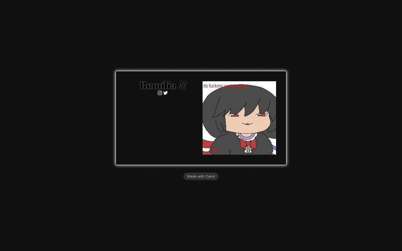 Carrd profile picture for @graphic